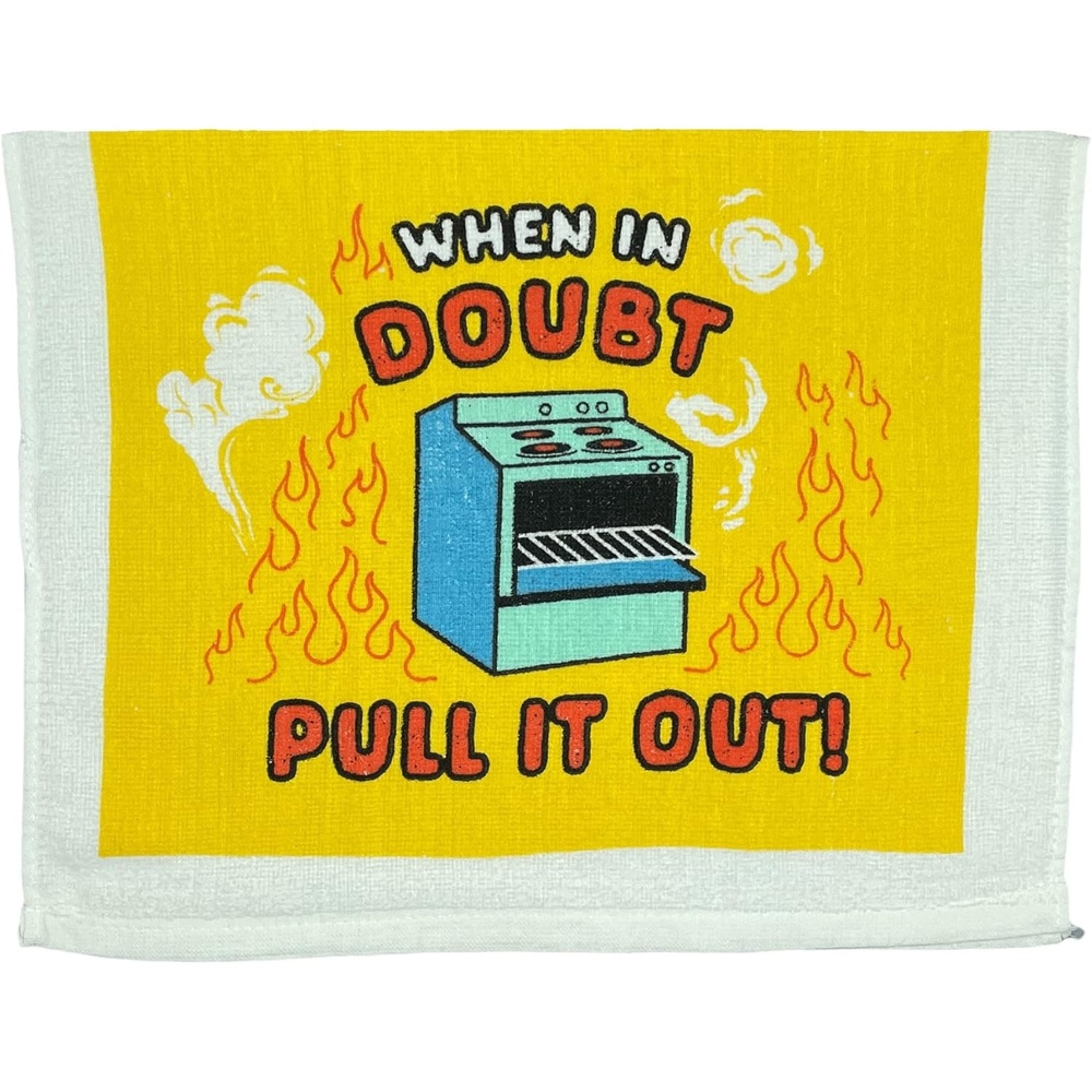 image:imageCrazy Dog TShirts Always Wash Your Balls Funny Clean Golf Ball Tea Towel Cute Dish Towel Absorbent Funny Kitchen Towels Dad Joke Cool Golf Novelty Kitchen TowelsDoubt Pull Out