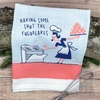 Crazy Dog T-Shirts Always Wash Your Balls Funny Clean Golf Ball Tea Towel | Cute Dish Towel, Absorbent, Funny Kitchen Towels, Dad Joke , Cool Golf, Novelty Kitchen Towels(Fucupcakes)