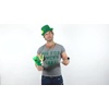 Mens Oh for Lucks Sake T Shirt Funny Shamrock Clover Tee | Funny T Shirts, Saint Patrick’s Day Apparel for Men, Cool Short Sleeve, Soft Cotton Blend, Novelty Tees for Guys(Dark Heather Grey)