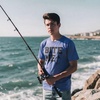 Mens Size Matters Funny Fishing Novelty Sarcastic Tee Guys Gift | Funny T Shirts, Graphic Apparel for Men, Cool Fishing Short Sleeve, Sarcastic, Soft Cotton Blend, Novelty Tees for Guys(Heather Royal – Bite Me)