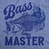 Mens Size Matters Funny Fishing Novelty Sarcastic Tee Guys Gift | Funny T Shirts, Graphic Apparel for Men, Cool Fishing Short Sleeve, Sarcastic, Soft Cotton Blend, Novelty Tees for Guys(Light Heather Blue – Bass Master)