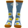 Women’s Look On The Sunny Side Socks Funny Breakfast Eggs Joke Footwear | Funny Graphic Socks, Easter Sock, Cool Food Sock, Sarcastic, Stretchy and Soft, Novelty Socks