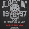 Womens Terminator 2 Judgement Day (Tm) T Shirts Retro Movie Tees(Heather Black – Judgement Day 1997)