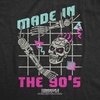 Womens Terminator 2 Judgement Day (Tm) T Shirts Retro Movie Tees(Heather Black – Made in the 90s Terminator)