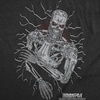 Womens Terminator 2 Judgement Day (Tm) T Shirts Retro Movie Tees(Heather Black – T 800 Bust Through)