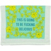 Crazy Dog T-Shirts Always Wash Your Balls Funny Clean Golf Ball Tea Towel | Cute Dish Towel, Absorbent, Funny Kitchen Towels, Dad Joke , Cool Golf, Novelty Kitchen Towels(Fucking Delicious)