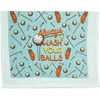 Crazy Dog T-Shirts Always Wash Your Balls Funny Clean Golf Ball Tea Towel | Cute Dish Towel, Absorbent, Funny Kitchen Towels, Dad Joke , Cool Golf, Novelty Kitchen Towels(Wash Your Balls)