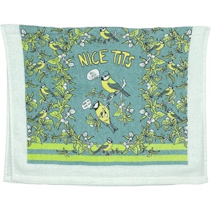 Crazy Dog T-Shirts Always Wash Your Balls Funny Clean Golf Ball Tea Towel | Cute Dish Towel, Absorbent, Funny Kitchen Towels, Dad Joke , Cool Golf, Novelty Kitchen Towels(Nice Tits)