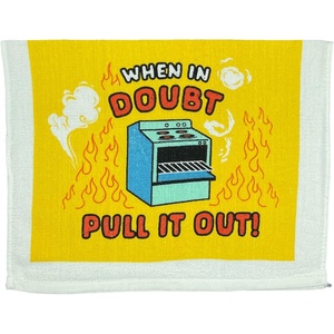 Crazy Dog T-Shirts Always Wash Your Balls Funny Clean Golf Ball Tea Towel | Cute Dish Towel, Absorbent, Funny Kitchen Towels, Dad Joke , Cool Golf, Novelty Kitchen Towels(Doubt Pull Out)