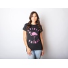 Womens Funny Animal T Shirts Cute and Sarcastic Nature Tees for Women(Heather Black – Flamingo Spirit)