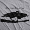 Womens Funny Animal T Shirts Cute and Sarcastic Nature Tees for Women(Light Heather Grey – Attempted Murder)