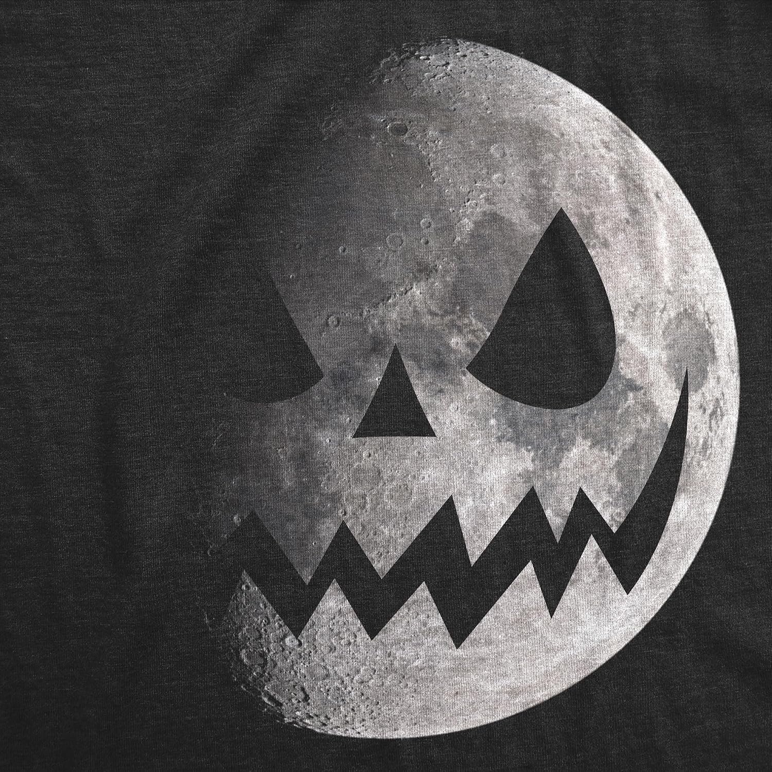 image:imageMens Moon Jack O Lantern T Shirt Funny Spooky Lunar Phases Scary Face Tee for GuysHeather Black Moon