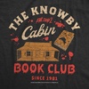 Mens Evil Dead 2 T Shirts Funny Horror Movie Tees for Guys | Funny T Shirts, Halloween Apparel for Men, Cool Movie Short Sleeve, Soft Cotton Blend, Novelty Tees for Guys(Heather Black – Knowby Cabin Book Club)
