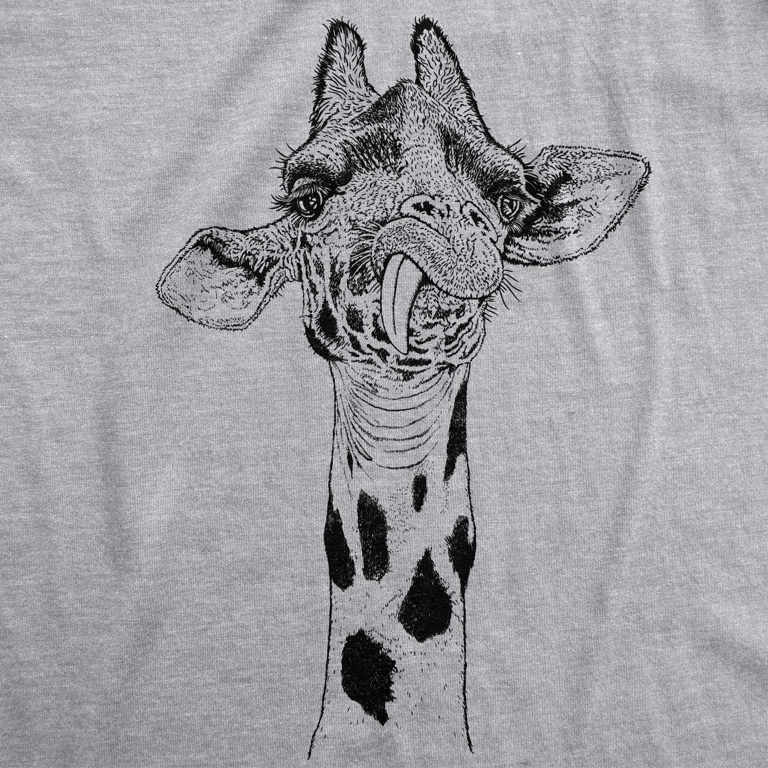 image:imageYouth Flip T Shirts Funny Childrens Tees with Unique Flip Design for Kids Funny Childrens Apparel Graphic Tops for Kid Cool Flip Short Sleeve Animal Soft Cotton Blend Novelty Tees for KidsGiraffe