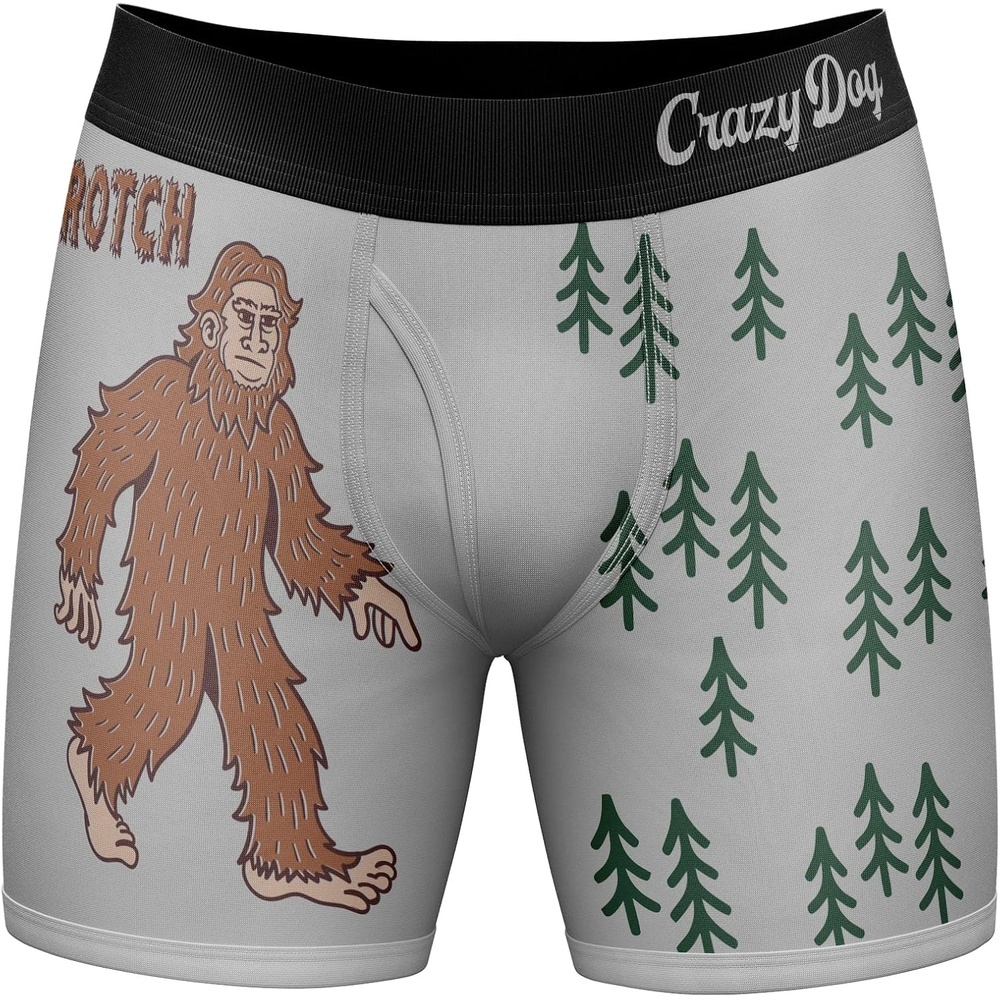 image:imageFunnys Boxers for Dad Fathers Day Briefs Graphic Novelty Underwear for Dad  Funny Graphic Boxers Dad Joke  Cool Dinosaur Soft Stretchy Cotton Blend for Comfort Mens Novelty Boxer BriefsGrey
