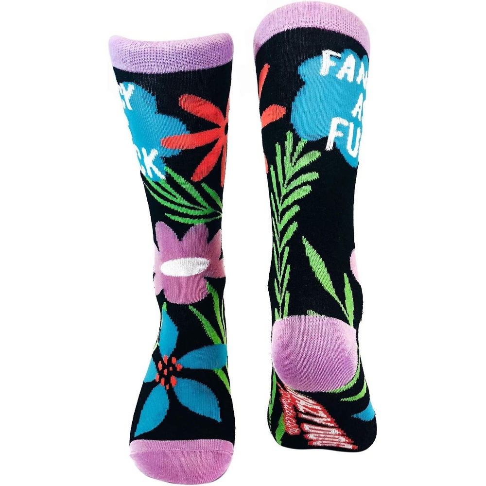 image:imageSarcastic Womens Socks with Funny Sayings and Crazy Language for Girls  Funny Graphic Socks Graphic Sock Cool Sarcastic Sock Stretchy and Soft Novelty SocksFancy as F