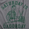 Funny Dad Shirts for Handyman Lawn and Garage Tees for Fathers Day | Mechanic Shirts for Dads, Funny T Shirts, Dad Joke Apparel for Men, Cool Mechanic Short Sleeve, Soft Cotton Blend, Novelty(Dark Heather Grey – Dadurday)