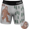 Funnys Boxers for Dad Fathers Day Briefs Graphic Novelty Underwear for Dad | Funny Graphic Boxers, Dad Joke , Cool Dinosaur, Soft Stretchy Cotton Blend for Comfort, Mens Novelty Boxer Briefs(Grey)
