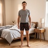 Funnys Boxers for Dad Fathers Day Briefs Graphic Novelty Underwear for Dad | Funny Graphic Boxers, Dad Joke , Cool Dinosaur, Soft Stretchy Cotton Blend for Comfort, Mens Novelty Boxer Briefs(Dilf)