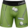 Mens Funny Boxers Kiss My Putt Sarcastic Golf Novelty Underwear for Men | Funny Graphic Boxers, Graphic , Cool Golf, Sarcastic, Soft Stretchy Cotton Blend for Comfort, Mens Novelty Boxer Briefs(Green – Kiss My Putt)