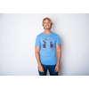 Mens My Butt Hurts Funny Easter Egg Chocolate Bunny T Shirt | Funny T Shirts, Easter Apparel for Men, Cool Sarcastic Short Sleeve, Soft Cotton Blend, Novelty Tees for Guys(Heather Light Blue)