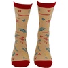 Sarcastic Womens Socks with Funny Sayings and Crazy Language for Girls | Funny Graphic Socks, Graphic Sock, Cool Sarcastic Sock, Stretchy and Soft, Novelty Socks(S is Fed)