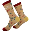 Sarcastic Womens Socks with Funny Sayings and Crazy Language for Girls | Funny Graphic Socks, Graphic Sock, Cool Sarcastic Sock, Stretchy and Soft, Novelty Socks(S is Fed)