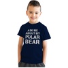 Youth Flip T Shirts Funny Childrens Tees with Unique Flip Design for Kids | Funny Children’s Apparel, Graphic Tops for Kid, Cool Flip Short Sleeve, Animal, Soft Cotton Blend, Novelty Tees for Kids(Polar Bear)