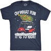 Mens Funny T Shirts Oh What Fun It is to Ride Golf Cart Tee for Men | Funny T Shirts, Christmas Apparel for Men, Cool Golf Short Sleeve, Soft Cotton Blend, Novelty Tees for Guys