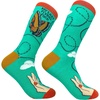 Sarcastic Womens Socks with Funny Sayings and Crazy Language for Girls | Funny Graphic Socks, Graphic Sock, Cool Sarcastic Sock, Stretchy and Soft, Novelty Socks(Flying F)