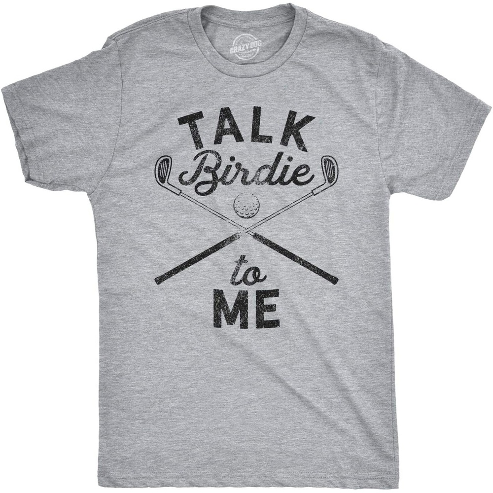 image:imageMens Best Dad By Par T Shirt Funny Fathers Day Golf Tee Funny T Shirts Dad Joke Apparel for Men Cool Golf Short Sleeve Soft Cotton Blend Novelty Tees for GuysLight Heather Grey Birdie