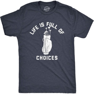 Mens Best Dad By Par T Shirt Funny Fathers Day Golf Tee | Funny T Shirts, Dad Joke Apparel for Men, Cool Golf Short Sleeve, Soft Cotton Blend, Novelty Tees for Guys(Heather Navy – Choices)