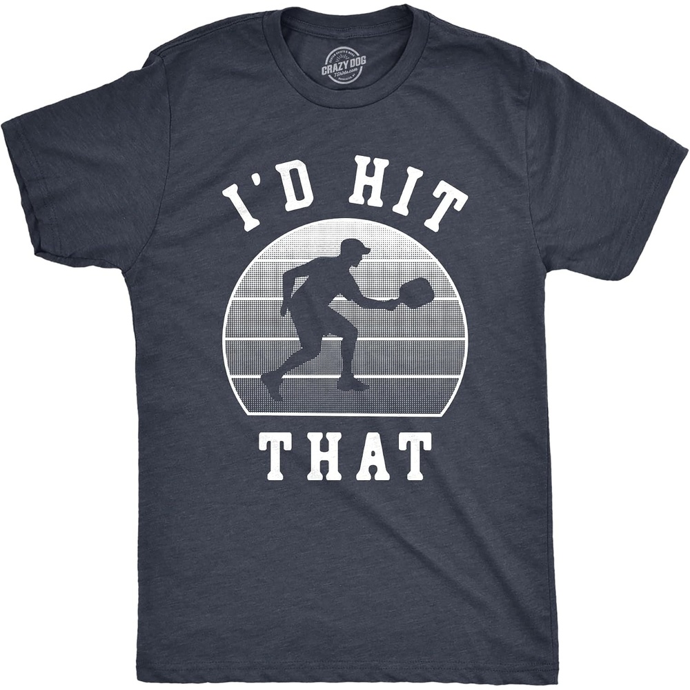 image:imageMens Funny Pickleball T Shirts Hilarious Pickleball Sports Tees for GuysId Hit That