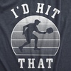 Mens Funny Pickleball T Shirts Hilarious Pickleball Sports Tees for Guys(Id Hit That)