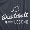 Mens Funny Pickleball T Shirts Hilarious Pickleball Sports Tees for Guys(Legend)