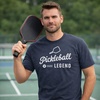 Mens Funny Pickleball T Shirts Hilarious Pickleball Sports Tees for Guys(Legend)
