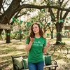 Womens Im Irish ish so Kiss Me Funny Saint Patricks Day T Shirt | Funny T Shirts, Saint Patrick’s Day Tops for Women, Cool Top, Soft Cotton Blend, Women’s Novelty Tees(Green)