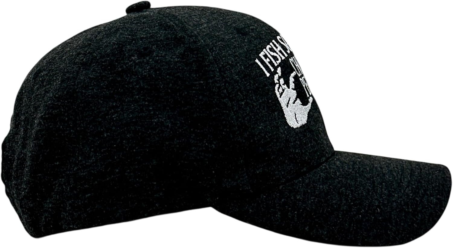 image:imageFunny Fishing Hat I Fish So I Dont Choke People White Text Cap Adjustable Cotton Baseball Hat for Men and Women Novelty Sarcastic Fisherman Cap for Anglers and Outdoor Enthusiasts Funny