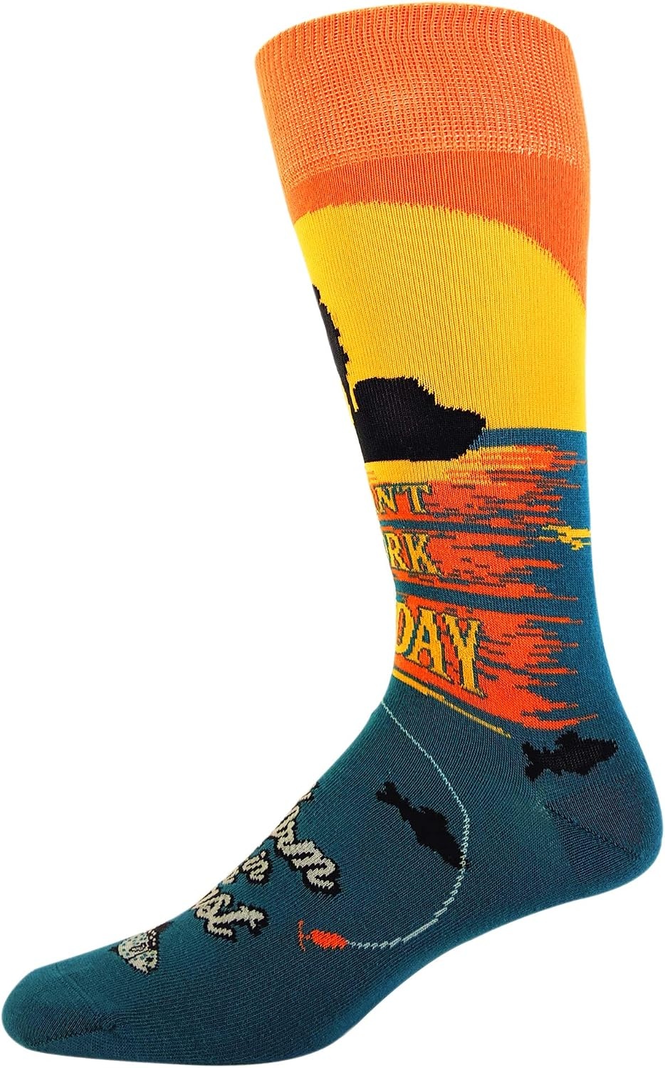 image:imageI Cant Work Today My Arm is in A Cast Funny Fishing Fathers Day Large TShirt and Sock Combo