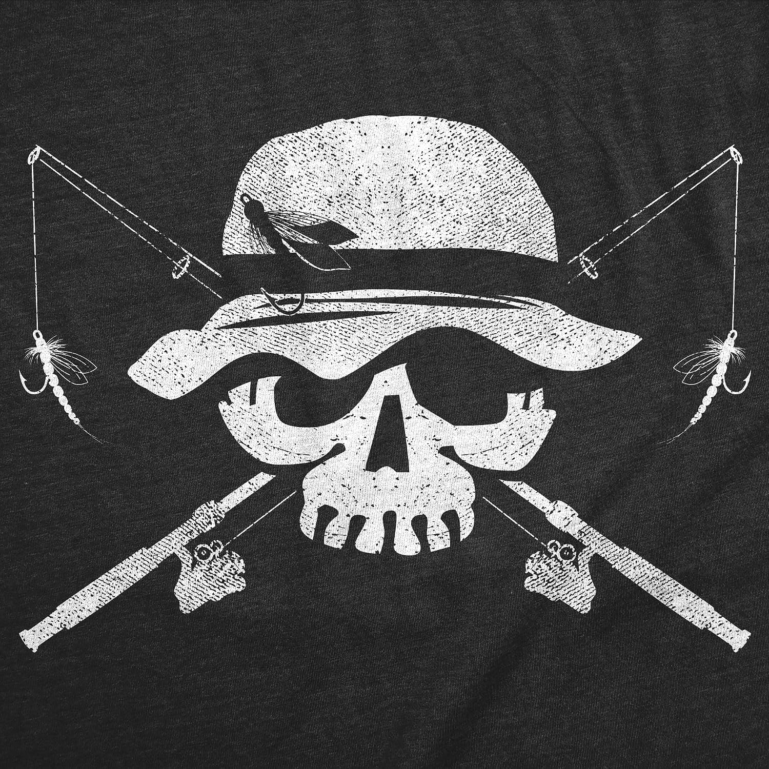 image:imageMens Funny T Shirts Fishing Skull Sarcastic Fisherman Tee for Men Funny T Shirts Graphic Apparel for Men Cool Fishing Short Sleeve Soft Cotton Blend Novelty Tees for Guys