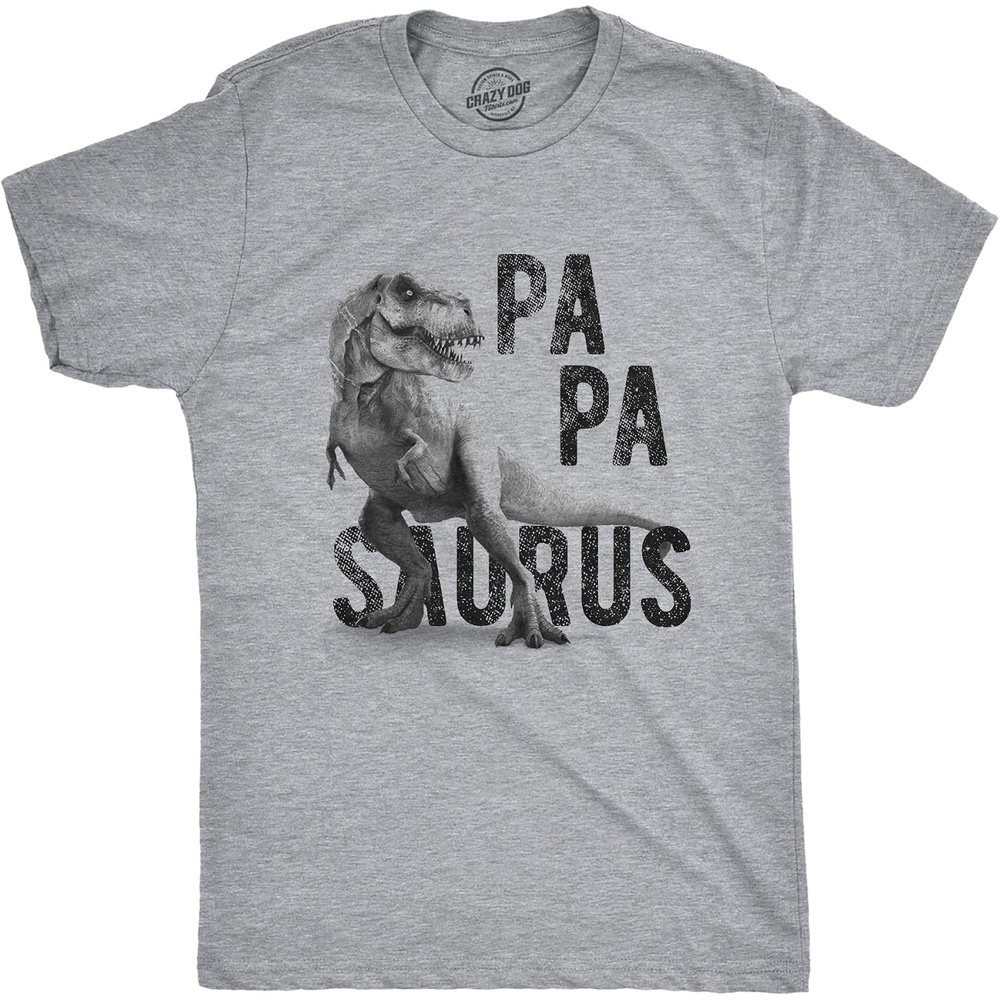 image:imageFunny Dad T Shirts Sarcastic Husband Tees Joke Humor for Father Funny T Shirts Dad Joke Apparel for Men Cool Mechanic Short Sleeve Soft Cotton Blend Novelty Tees for GuysPapasaurus