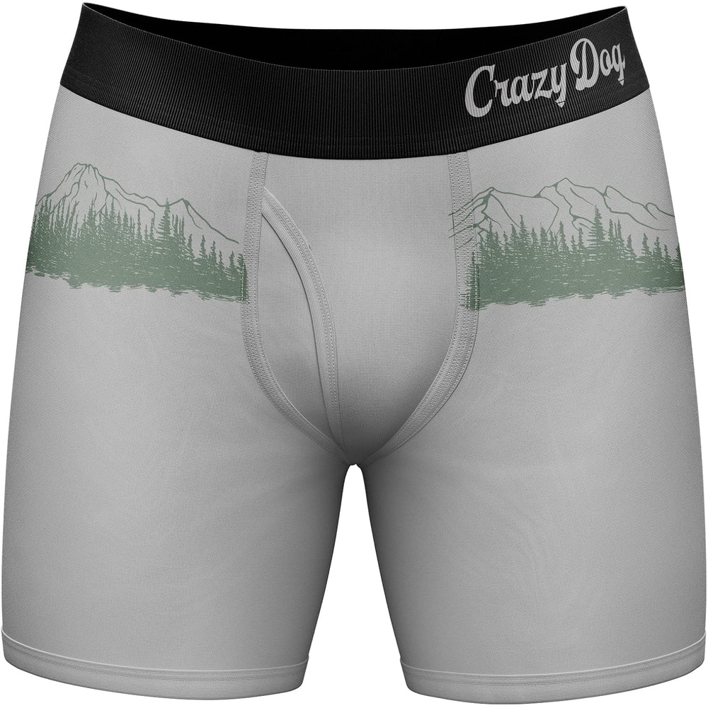 image:imageFunny Fishing and Hunting Boxers for Men Sarcastic Briefs for Guys Deer and Fishing Joke Underwear Funny Graphic Boxers Dad Joke Cool Hunting Sarcastic Soft Stretchy Cotton Blend forPole Dance
