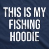 Fishing Hoodies Funny and Sarcastic Unisex Hooded Sweatshirts for Fishermen | Funny Sweater, Fishing Hoodie, Cool Pullover, Warm and Soft, Novelty Sweatshirt(Navy – Fish Pocket)