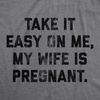 Funny Dad T Shirts Sarcastic Husband Tees Joke Humor for Father | Funny T Shirts, Dad Joke Apparel for Men, Cool Mechanic Short Sleeve, Soft Cotton Blend, Novelty Tees for Guys(Pregnant Wife)