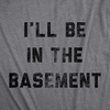 Funny Dad T Shirts Sarcastic Husband Tees Joke Humor for Father | Funny T Shirts, Dad Joke Apparel for Men, Cool Mechanic Short Sleeve, Soft Cotton Blend, Novelty Tees for Guys(Basement)