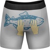Funny Fishing and Hunting Boxers for Men Sarcastic Briefs for Guys | Deer and Fishing Joke Underwear, Funny Graphic Boxers, Dad Joke , Cool Hunting, Sarcastic, Soft Stretchy Cotton Blend for(Two Hands)