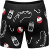 Funny Fishing and Hunting Boxers for Men Sarcastic Briefs for Guys | Deer and Fishing Joke Underwear, Funny Graphic Boxers, Dad Joke , Cool Hunting, Sarcastic, Soft Stretchy Cotton Blend for(Jerk Rod)