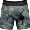 Funny Fishing and Hunting Boxers for Men Sarcastic Briefs for Guys | Deer and Fishing Joke Underwear, Funny Graphic Boxers, Dad Joke , Cool Hunting, Sarcastic, Soft Stretchy Cotton Blend for(Fast Food)