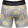 Mens Animal Boxers Funny Cat Dog Fish and More Novelty Underwear | Funny Graphic Boxers, Animal , Cool Sarcastic, Soft Stretchy Cotton Blend for Comfort, Mens Novelty Boxer Briefs(Control Freak)