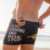 Mens Animal Boxers Funny Cat Dog Fish and More Novelty Underwear | Funny Graphic Boxers, Animal , Cool Sarcastic, Soft Stretchy Cotton Blend for Comfort, Mens Novelty Boxer Briefs(Fish and 3 People)